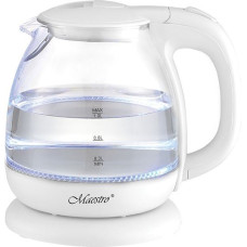 Feel-Maestro Czajnik elektryczny szklany 1l 1100w mr-055-white
