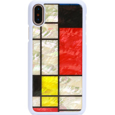 Ikins SmartPhone case iPhone XS/S mondrian white