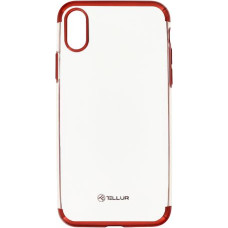 Tellur Cover Silicone Electroplated for iPhone X/XS red