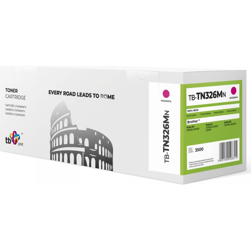 Tb Print Toner do brother tn326m ma 100% nowy tb-tn326mn