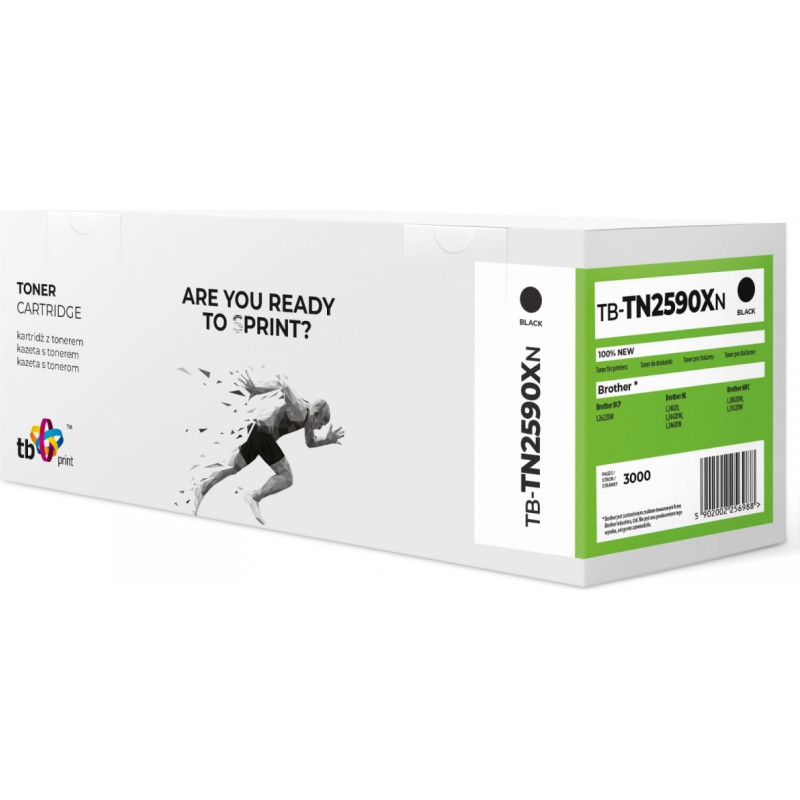 Tb Print Toner do brother tn2590xl tb-tn2590xn bk 100% nowy