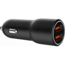Gembird Ładowarka samochodowa 2xusb-a qc3.0 36w czarna