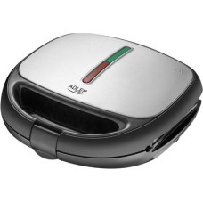 Adler Opiekacz do kanapek adler ad 3040 (800w; kolor czarny)
