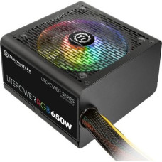 Thermaltake Zasilacz - litepower ii black 750w (active pfc, 2xpeg, 120mm, single rail)