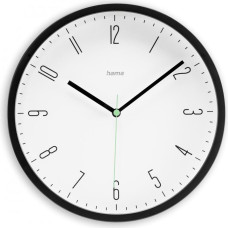 Hama Zegar ścienny capri 25 cm czarny