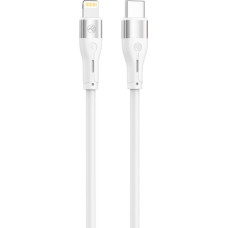 Tellur Silicone Type-C to Lightning Cable PD30W 1m White