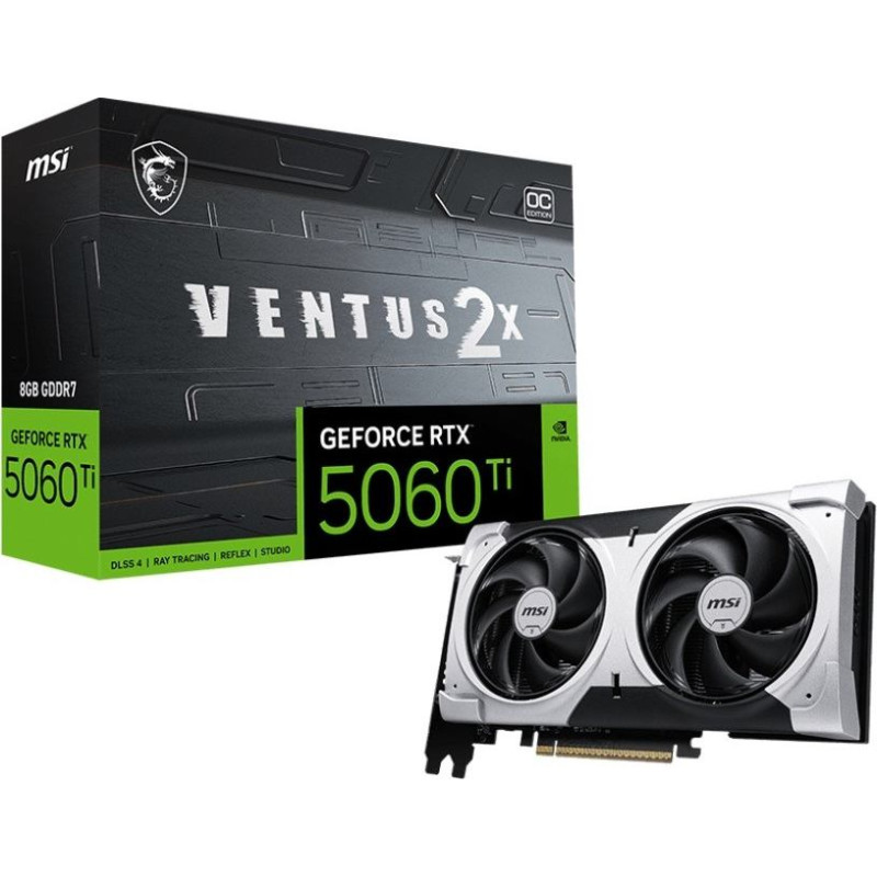MSI Karta graficzna geforce rtx 5060 ti 8g ventus 2x oc plus