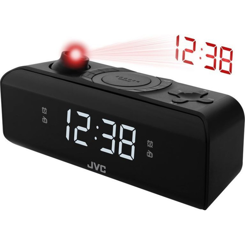 JVC Radiobudzik jvc ra-e211b black