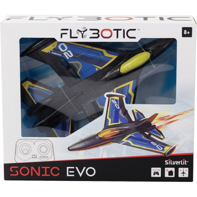 Silverlit AS Silverlit: Flybotic - Sonic Evo Remote Control Airplane Blue (7530-85741)