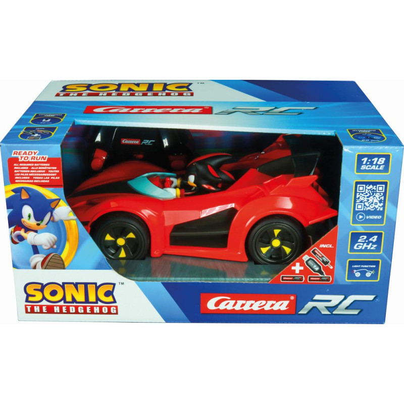 Carrera Toys Carrera R/C Car: 2,4GHz Team Sonic Racing - Shadow (Performance Version) - 1:18 (370201064)