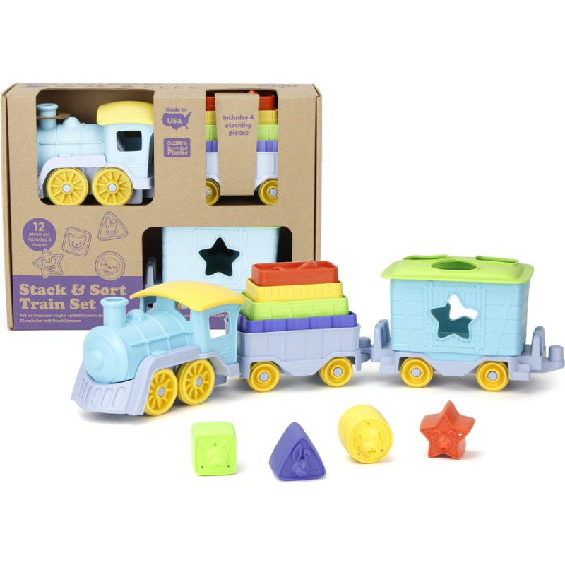 Green Toys : Stack  Sort Train (TNSS-1460)