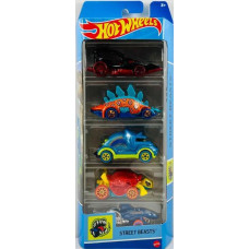 Mattel Hot Wheels - Street Beasts (Set Of 5) (HLY77)