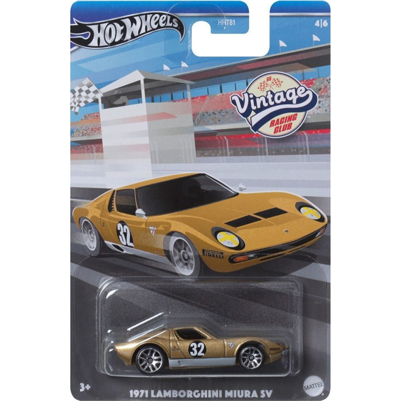 Mattel Hot Wheels Vintage - 1971 Lamborghini Miura SV Vehicle (HRV03)