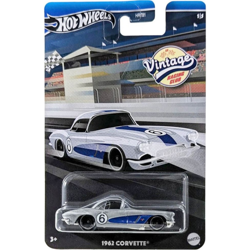 Mattel Hot Wheels: Vintage Racing Club - 1962 Corvette (HRV06)