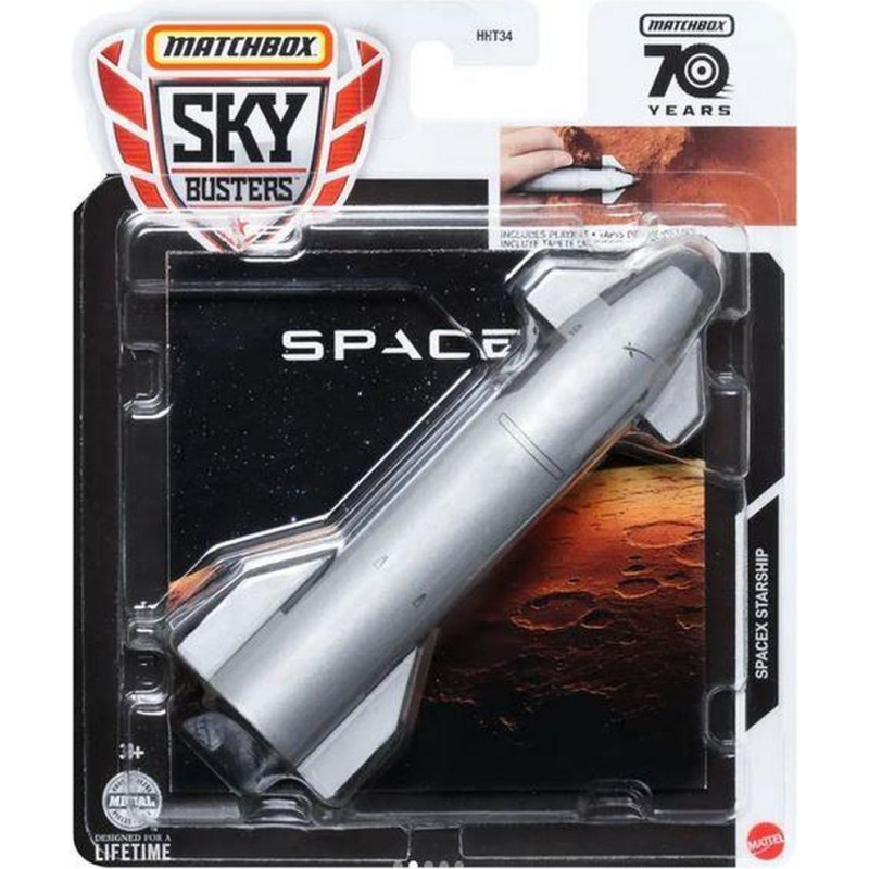 Mattel Matchbox Sky Busters: SpaceX - SpaceX  Starship (HVM51)