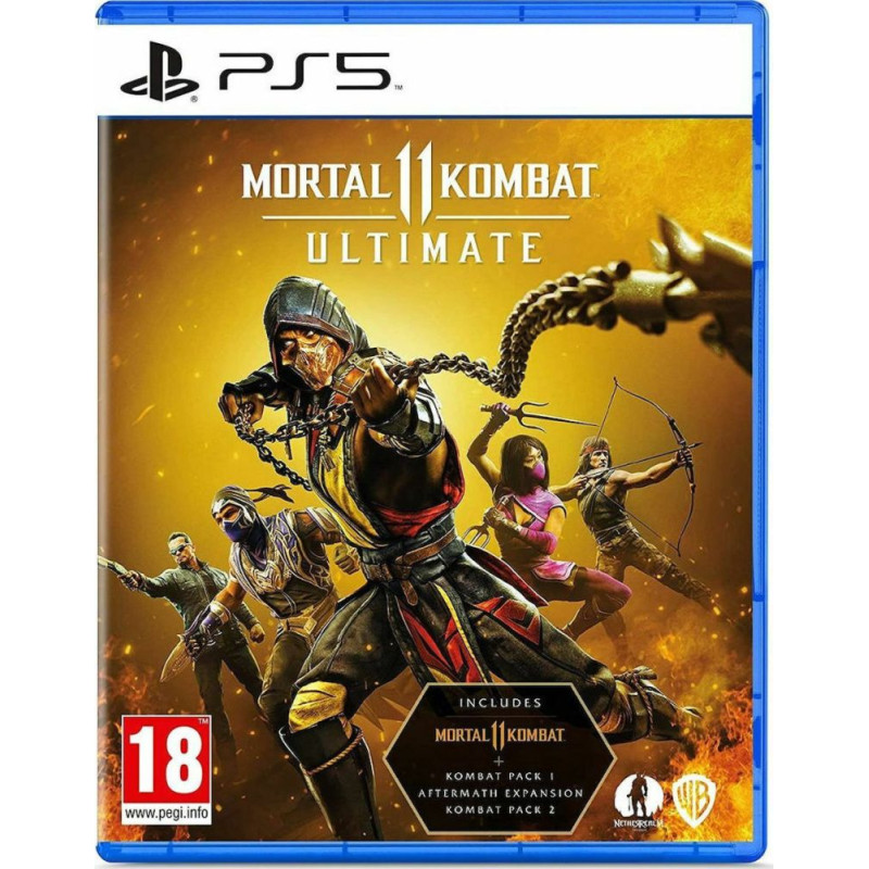 Warner Bros. PS5 Mortal Kombat 11 - Ultimate Edition (Includes Kombat Pack 1  2 + Aftermath Expansion)