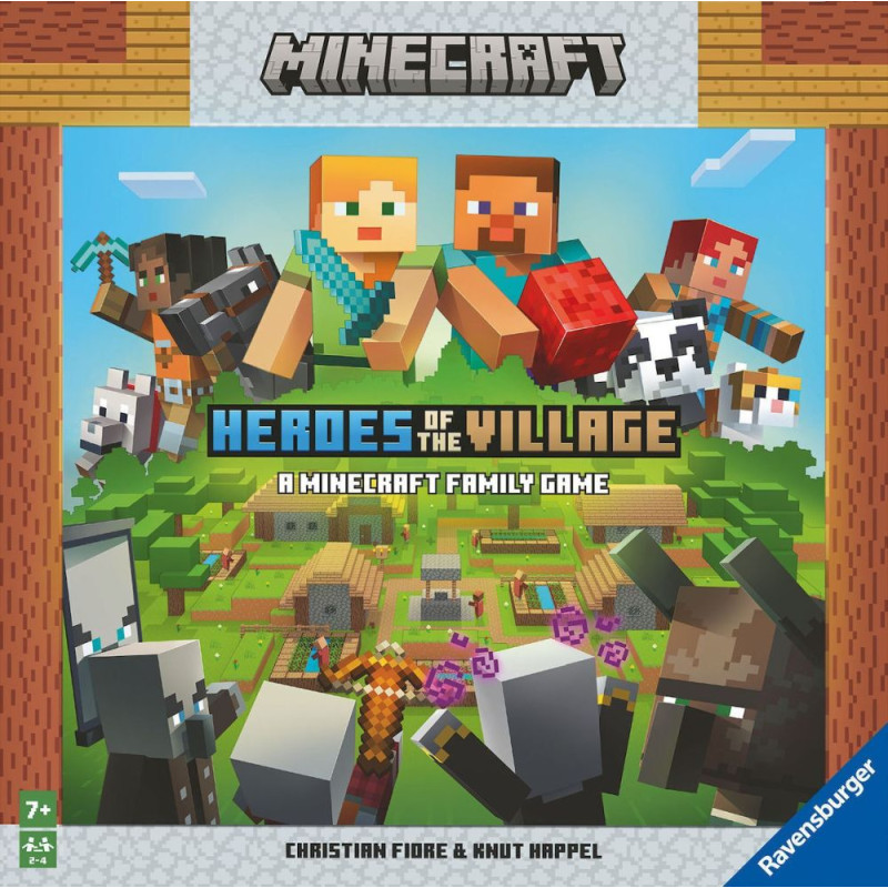 Ravensburger Board Game: Minecraft Heroes of the Village (GR,LV,LT,EST Language) (22367)