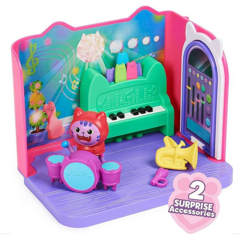 Spin Master Gabbys Dollhouse: Daniel James Catnip Groovy Music Room Deluxe Room Set (20133094)