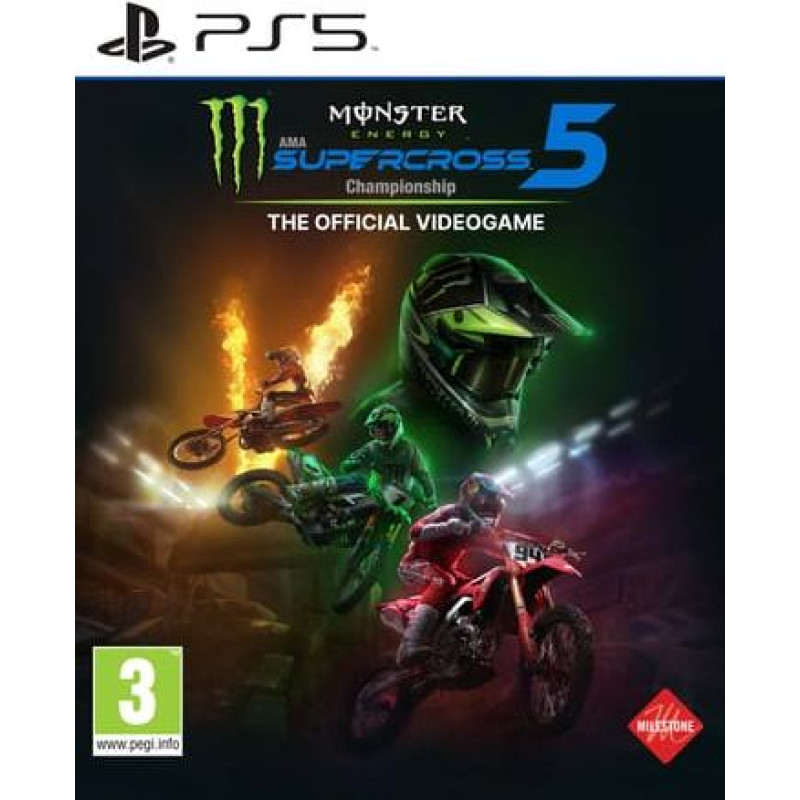 Monster Energy Supercross 5 Playstation 5 (PS5) video spēle