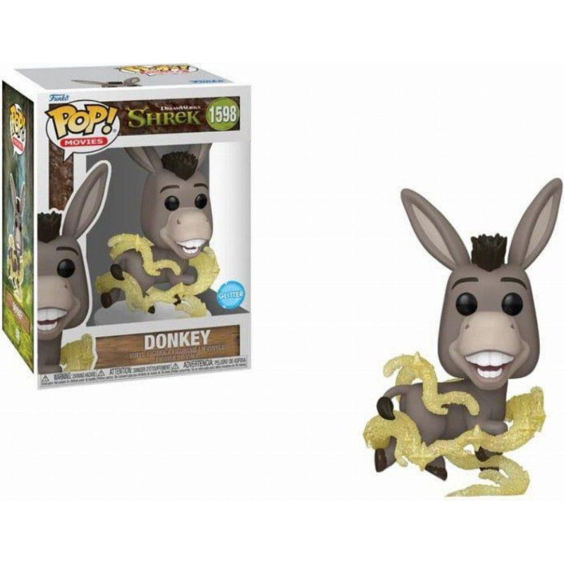 Funko Pop! Movies: Shrek - Donkey (Glitter) #1598 Vinyl Figure