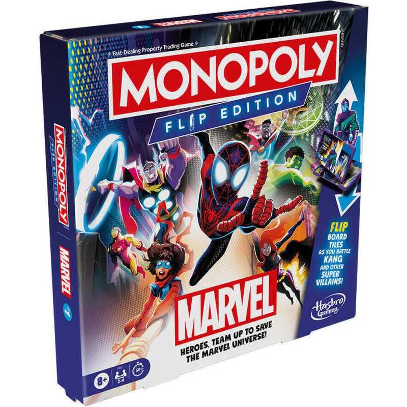 Hasbro Marvel: Monopoly - Flip Edition (Greek Language) (F9931)