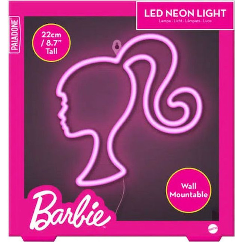 Paladone Products Paladone: Barbie - Wall Mountable LED Neon Light (PP12620BRVN)