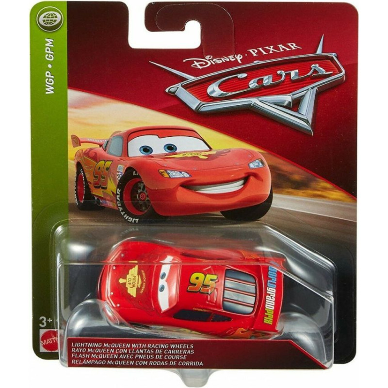 Mattel Disney Pixar Cars - WGP - Lightning McQueen with Racing Wheels (FLM20)