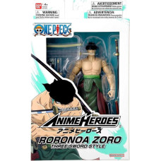 Bandai Namco Bandai Anime Heroes: One Piece - Roronoa Zoro Three Sword Style Action Figure (37052)