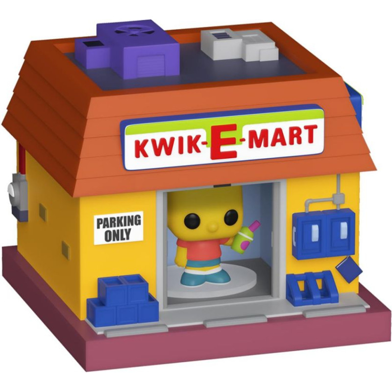 Funko Bitty Pop! Towns: The Simpsons - Bart Simpson and Kwik-E-Mart Vinyl Figure