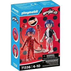 Playmobil Zestaw z figurkami miraculum 71336 marinette & biedronka