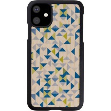 Man&Wood MAN&WOOD SmartPhone case iPhone 11 blue triangle black