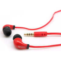Sbox Stereo Earphones With Microphone EP-038 Red