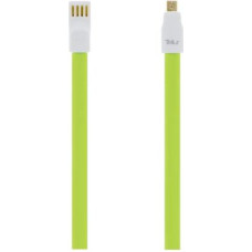 Tellur Data Cable Magnetic USB to Micro USB 1.2m Green