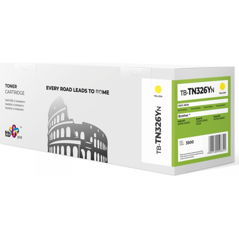 Tb Print Toner do brother tn326y ye 100% nowy tb-tn326yn