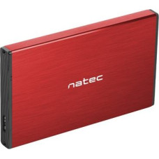 Natec Kieszeń zewnętrzna hdd/ssd sata rhino go 2,5 usb 3.0 czerwona