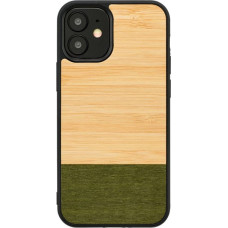 Man&Wood case for iPhone 12 mini bamboo forest black