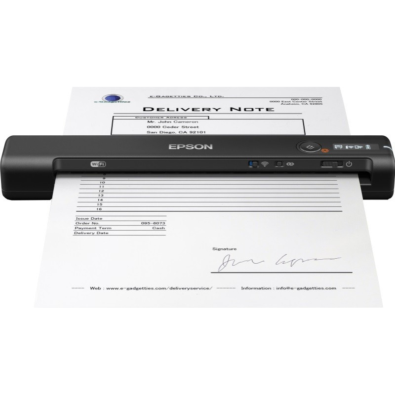 Epson Skaner przenośny wf es-60w a4/wifi/8.5ppm/0.3kg/bateria