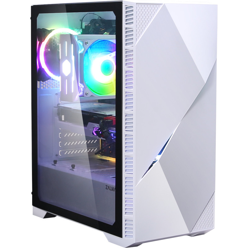 Zalman Z3 Iceberg White ATX,T/G,ARGB Fan x 2