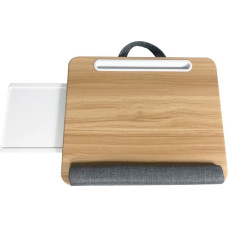 Techly Podstawka pod laptop na kolana miękka wyściółka, wysuwana półka na mysz 410x335mm