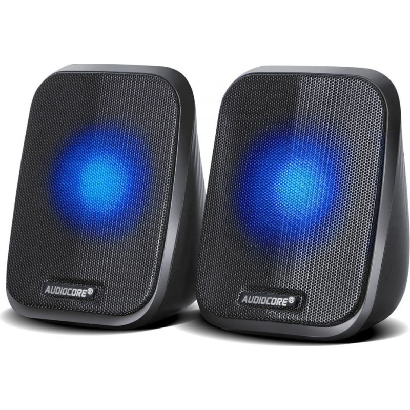 Audiocore Głośniki komputerowe 6w usb ac835 czarne