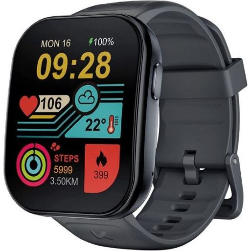 Kumi Smartwatch u6 1.96 cala 300 mah czarny