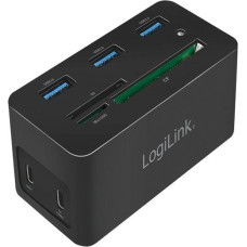 Logilink Stacja dokująca usb-c do laptopa, 4k/pd/rj45