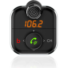 Savio transmiter fm samochodowy z funkcją bluetooth 5.0 quick charge 3.0 oraz power delivery, wyświetlacz led, funkcj bass bo