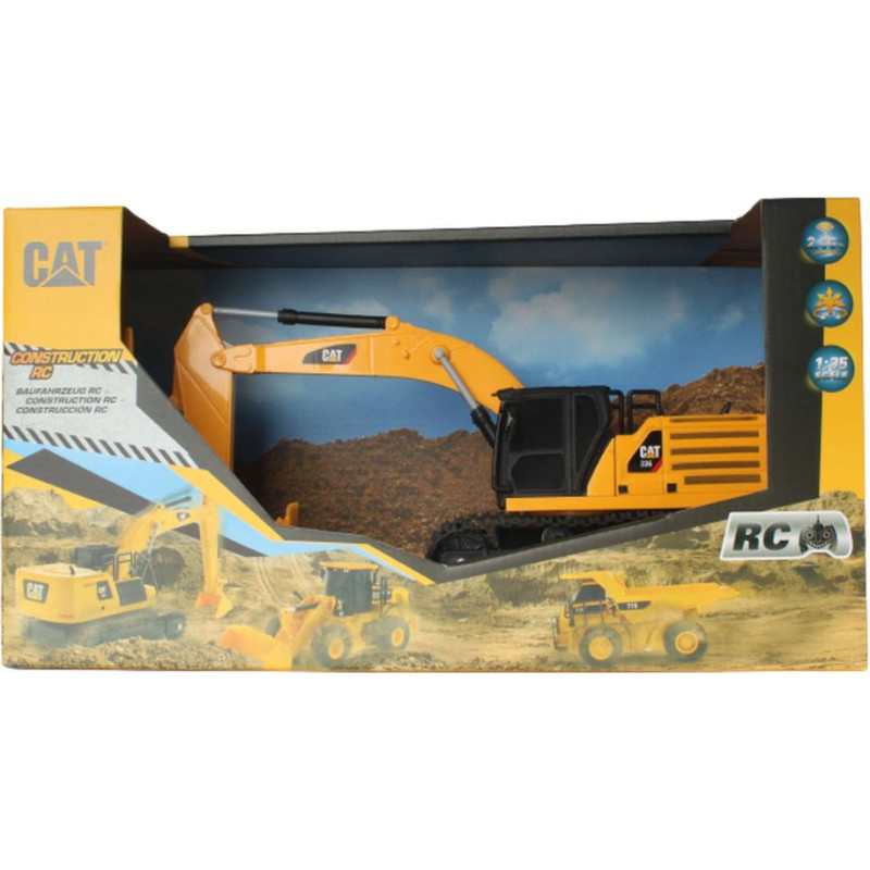 Carrera Toys Carrera CAT R/C Car: 336 Excavator (B/O) - 1:35 (37023001)