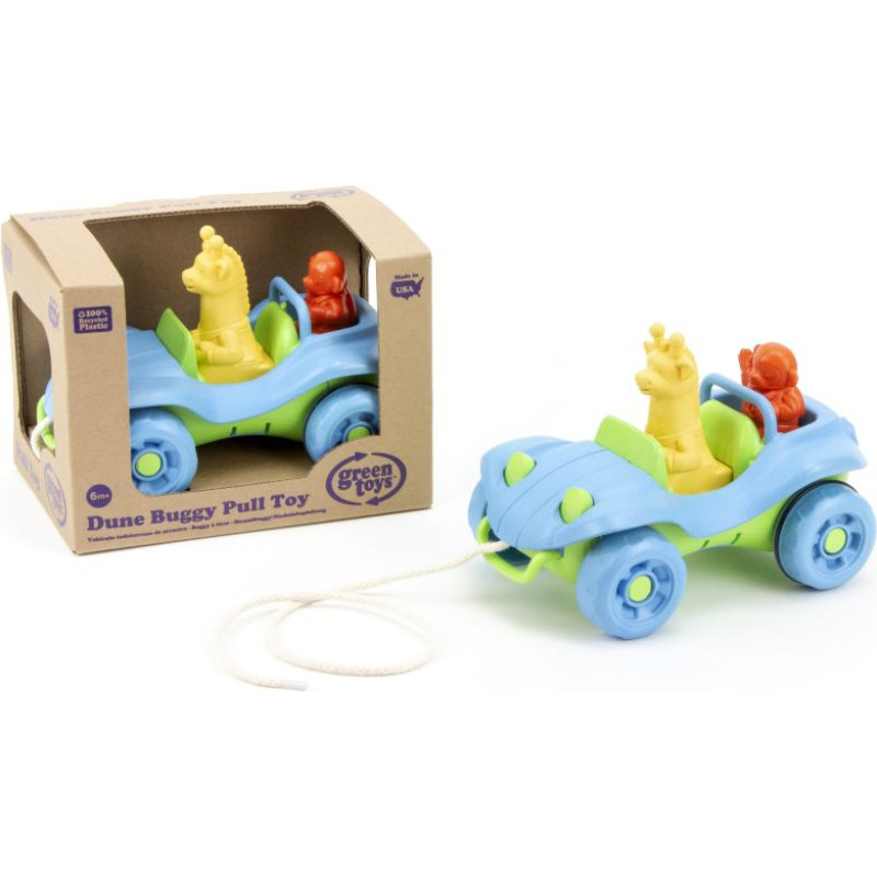 Green Toys : Dune Buggy Pull Toy - Blue (PTDB-1308)