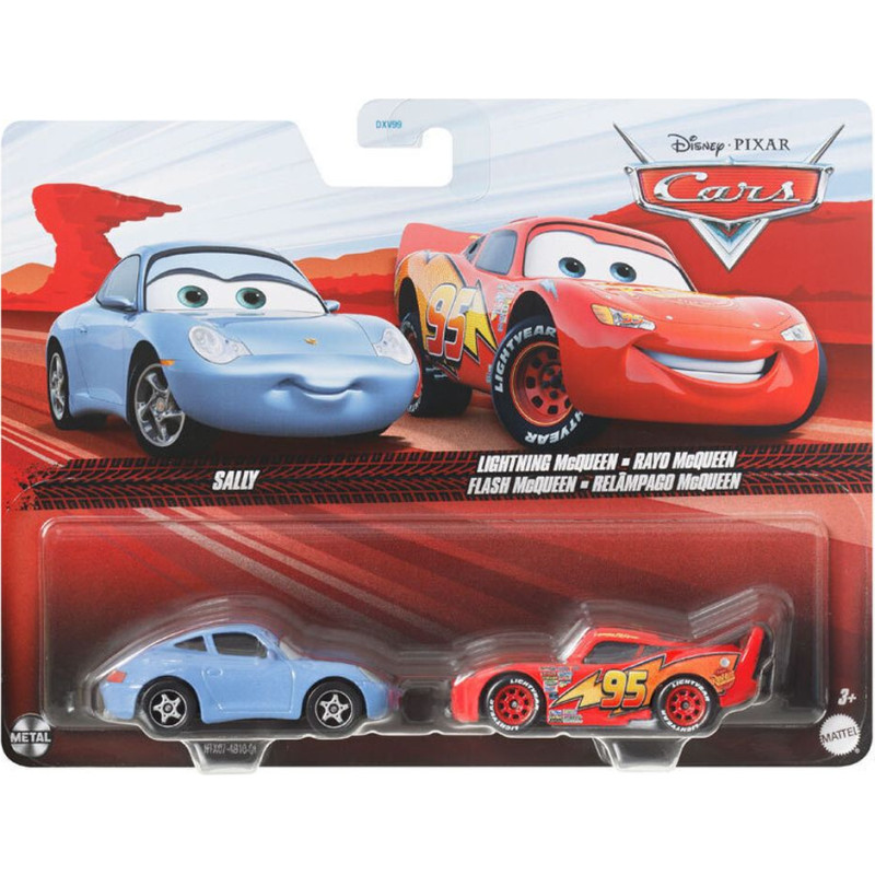 Mattel Disney Pixar: Cars - Sally and Lightning McQueen (Set of 2) (HTX07)