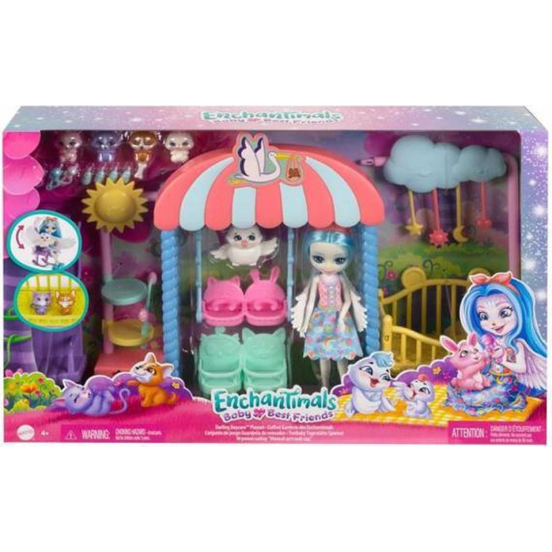 Mattel Enchantimals Baby Best Friends - Darling Daycare Playset (HLH23)