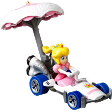 Mattel Hot Wheels Mario Kart: Princess Peach B-Dasher + Peach Parasol (GVD36)