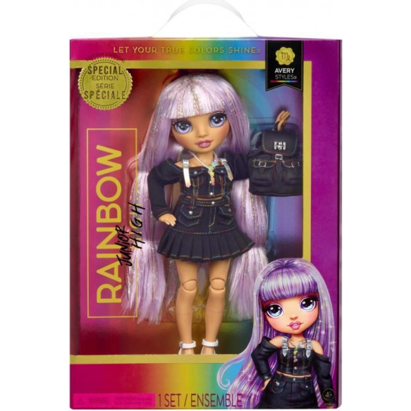 MGA Rainbow High: Rainbow Junior High - Avery Styles Special Edition (590798EUC)