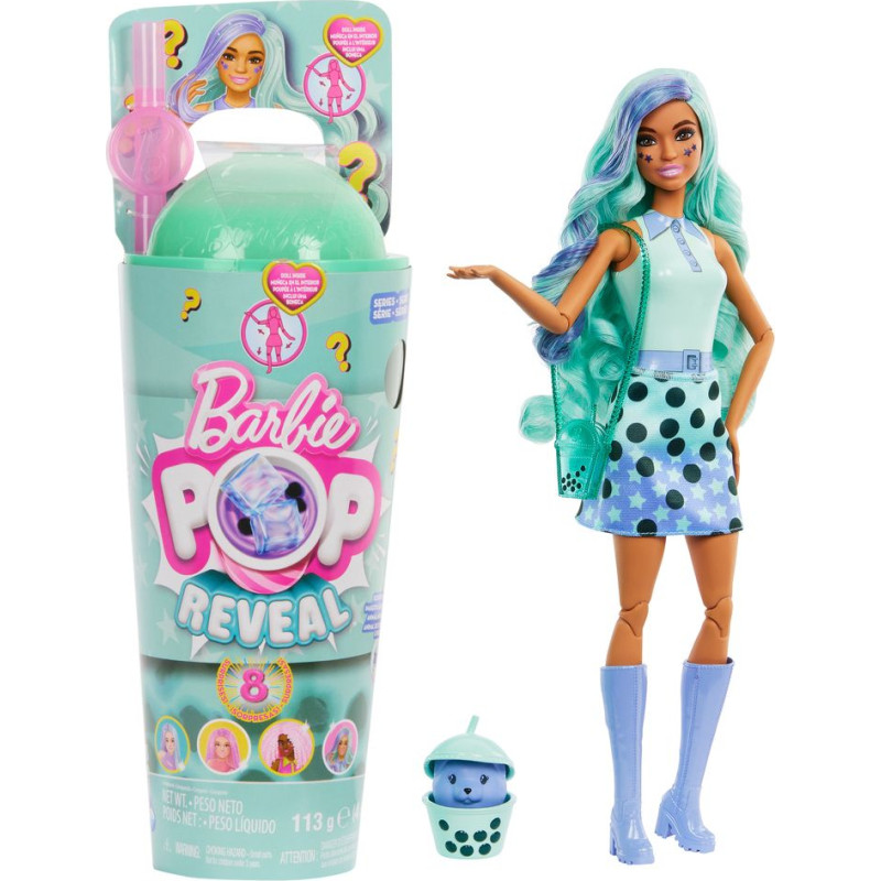 Mattel Barbie: Pop Reveal - Bubble Tea Series Green Tea Doll (HTJ21)